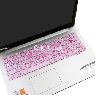 Colorcoral cubierta del teclado para 2020 2019 nuevo Lenovo IdeaPad ""320 330 330s 340s 520 S540 720s 130 S145 L340 S340 V330 V130 |Thinkbook 15 |Lenovo Ideapad 3 15 « « US Keyboard Cover Skin