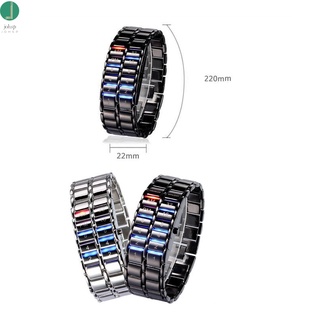 Reloj de pulsera de cuarzo Digital LED binario joh para hombre regalo creativo de moda para el día del padre
