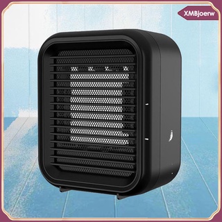 práctico calentador de espacio portátil 800w termostato ajustable para el hogar dormitorio escritorio