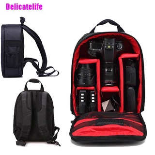 [Delicatelife] Impermeable DSLR cámara SLR funda suave bolsas mochila mochila para Canon Nikon Sony