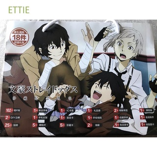 ETTIE Fans Lucky Bag Poster Gift Bag Bungou Stray Dogs Postcard Toys Bookmark Badge Collection Gift Anime