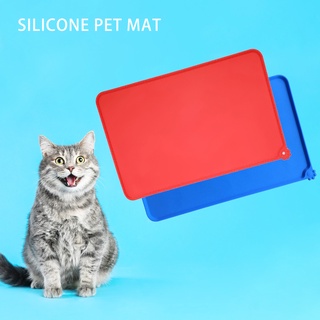 ancrowd.cl impermeable silicona gato perro comida almohadilla a prueba de derrames comer estera al aire libre