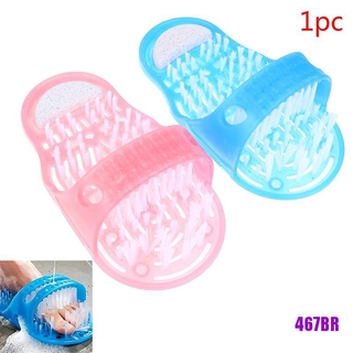 [COD] 1 pieza de plástico para quitar la piel muerta, masajeador de pies, zapato de baño con cepillo