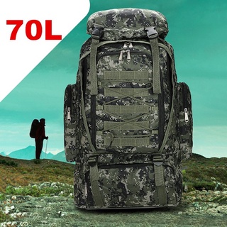 Nueva mochila al aire libre camuflaje Trekking mochila táctica montañismo mochila grande de los hombres de Camping bolsa de viaje