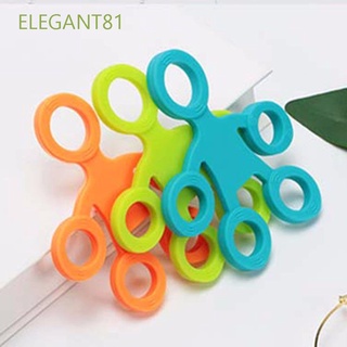 Elegante81 juguetes De entrenamiento fitness para Adultos anillo De Dedo extractor De tensión herramienta antiestrés/Multicolor