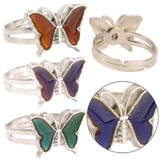 Mood Ring puede cambiar el Color y ajustar el tamaño de las decoraciones (mariposa) (1)