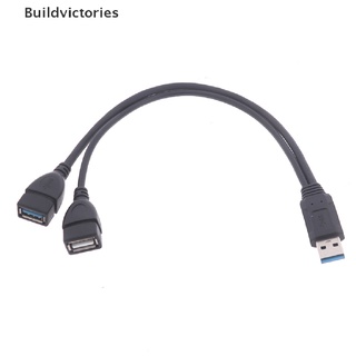 Bdvs USB divisor Cable USB macho A Dual USB A hembra Jack Y Hub USB Splitter MY