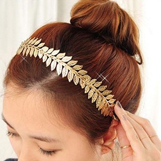 [Color] Hairband Fashion Delicate Pretty Flower Leaves Crown Tiara Headdress for Daily Life (1)