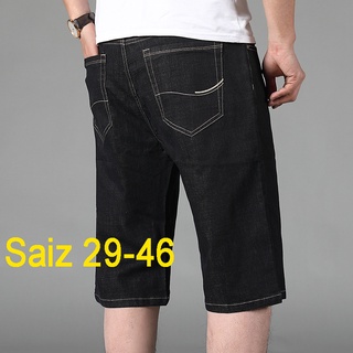 Exterior corto Jeans hombres Saiz grande 29-46 exterior recortado pantalones cortos Jeans vibración Plus Saiz nuevo suelto