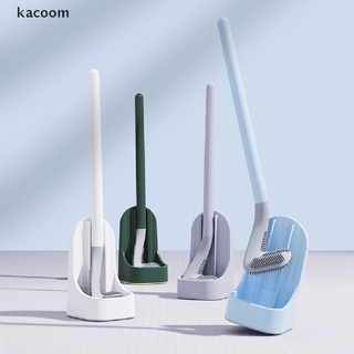 Kacoom Long Handle Toilet Cleaning Brush Silicone Toilet Bathroom Bendable Brush Head CL