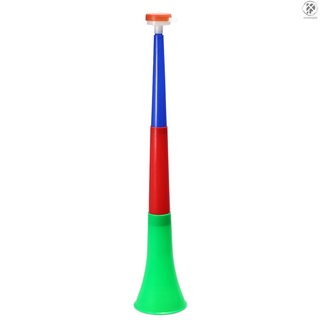[Pf] plástico Vuvuzela cuernos ventilador de fútbol trompeta ventilador animando cuerno para fútbol deportes eventos fiesta