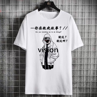 2021Verano nuevo estudiante manga cortaTCamiseta Camiseta holgada de gran tamaño con estampado personalizado para hombre XYX3 (7)