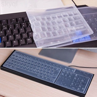 Cubierta de teclado de silicona para ordenador, teclado, teclado Universal, Protector de piel, accesorios para ordenador portátil