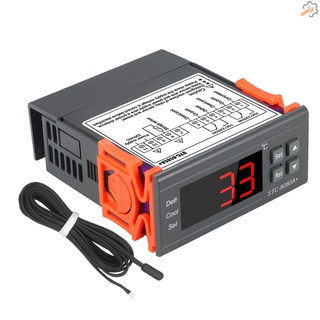 Termostato Digital De control De Temperatura Stc-8080A+refrigerador Para refrigerador con Sensor Ntc Automático