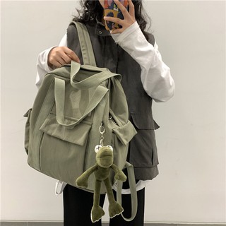 Mochilas 2021 nueva mochila mujer estudiante versión ins Harajuku junior y high school mochila salvaje gran capacidad mochila de viaje
