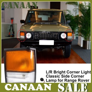 Canaán L/R luz de esquina brillante clásica de esquina lateral lámpara PRC8950 PRC8949 para Range Rover primera generación 1971-1986