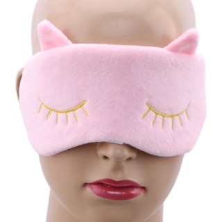 Cute Eye Cover Sleeping Mask Travel Eyepatch Lovely Cat Cartoon Eye Mask Men Girl Gift