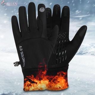 VELO Chan guantes a prueba De viento térmicos De invierno cálidos/multicolores para el clima frío