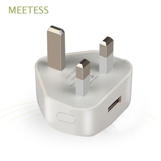 MEETESS Office Wall Charger Home UK Plug USB Charger Travel 3 Pin 5V 1A 1 Port USB Power Adapter