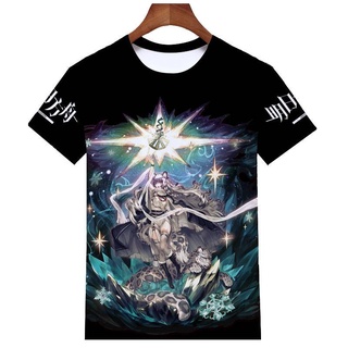 Arknights T-shirt Short Sleeve Tops Round neck casual Couples Tee Shirt S-3XL sizes Amia Shining silver gray