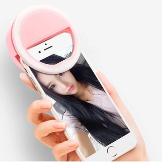 led teléfono móvil selfie luz clip-on lámpara portátil usb carga led selfie anillo de luz flash luz foto cámara para smartphone (3)