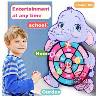 Children's Toy Dart Board Target Animal Sticky Ball Ball Throwing Throwing Interactive Sticky O7X2