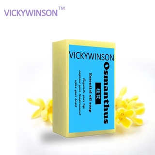 VICKYWINSON Jabón hecho a mano con aceite esencial de Osmanthus, anti-acné 50g (1)