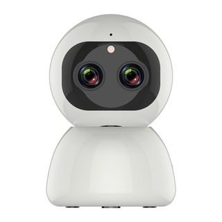 cámara ip inteligente hd inalámbrica para interiores/micrófono integrado/cámara wifi con doble lente (8)
