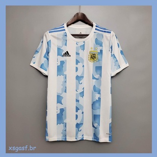 Camiseta De fútbol Argentina 2020 2021+Camiseta De fútbol local 20 21 Messi Dybala(xsgasf.br)