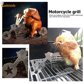 Adelaide - rejilla de pollo para motocicleta, acero inoxidable, pollo al aire libre