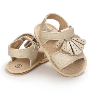 ♠Wd❈Sandalias para niños, verano de Color sólido hueco zapatos de caminar calzado para niñas, negro/rosa/dorado/café, 0-12 (9)