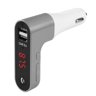 Bluetooth-compatible Hands-free Car Kit FM Transmitter MP3 Audio Player USB Charger