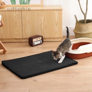 alfombra de arena con doble capa impermeable para gato caja de arena