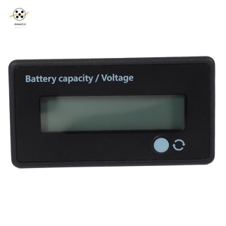 medidor de batería de 12v 24v 36v 48v, indicador de voltaje de capacidad de batería, monitor de descarga de carga de batería de iones de litio y plomo, para coche de motocicleta