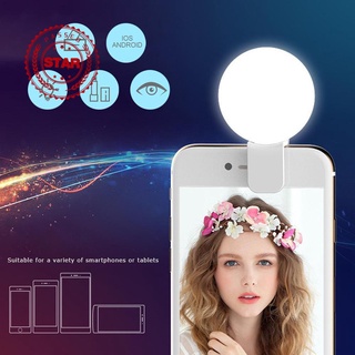 Anillo universal para Selfie LED/luz Flash para celular/lámpara Selfie/9 Clip anillo J6O1