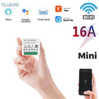Tuya MINI Wifi Smart Switch módulo 16A temporizador interruptor inalámbrico Smart Home Automation Compatible con Tuya Alexa Google Home distribuido