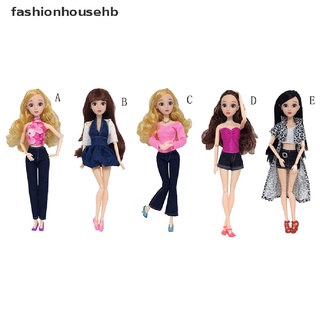 fashionhousehb hecho a mano casual vestido pantalones de fiesta mini vestido conjuntos de ropa para barbie muñecas venta caliente