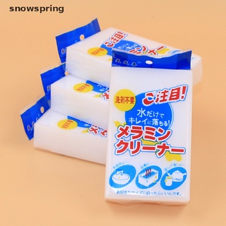 snowspring melamina espuma mágica esponja borrador bloque de limpieza multilimpiador de fácil uso 1pcs cl