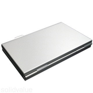 Estuche de transporte de tarjeta de memoria Micro SD TF tarjeta 24 ranuras caja de almacenamiento de aleación de aluminio a prueba de golpes funda protectora solidvalue (1)