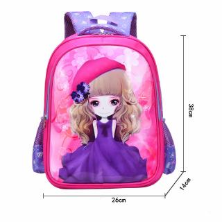 Bolsa para niños bolsa de la escuela de dibujos animados grande escuela primaria Frozen niña mochila moda Beg Sekolah (6)