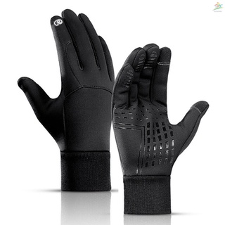 Ecogoing guantes de pantalla táctil de dedo completo de invierno cálido para hombres mujeres manoplas para ciclismo Running conducción esquí al aire libre deportes