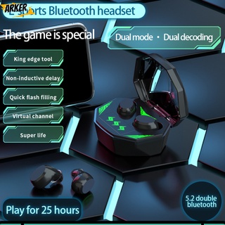 Ak Md518 auriculares compatibles con Bluetooth para juegos inalámbrico tipo c interfaz de juegos auriculares de larga duración de la batería