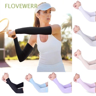 FLOVEWERR Exposed thumb Arm Cover Sportswear Sun Protection Arm Sleeves New Warmer Summer Cooling Running Basketball Outdoor Sport/Multicolor