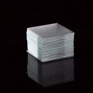 [pegasu1shg] 100 piezas de cristal micro cubierta slips 18x18mm - microscopio slide covers hot