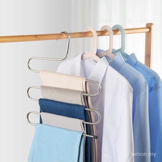 Percha de armario para el hogar, gran capacidad, pantalones, multifuncional, armario, almacenamiento de ropa