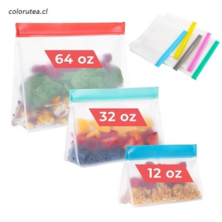 col Portable and Multi-functional Preservation Bag for Food Small Toys Stationery 1Pc Reusable Food PEVA Storage Bags