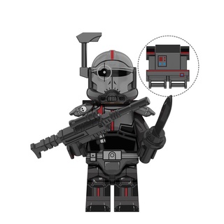 READY STOCK The Bad Batch Minifigures Lego Compatible Star Wars Clonetroopers Kids Blocks Bricks Toys (3)