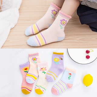 (5/10 Pares) calcetines De algodón Puro transpirables Para niños/calcetines De otoño E invierno/calcetines De 1-12 años