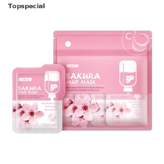 [topspecial] laikou sakura mud mascarilla facial anti arrugas noche paquetes faciales piel limpia oscura.