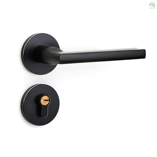 palanca de manija de puerta leedis juego de palanca de bloqueo redondo resistente con llaves reversibles manijas de puerta para izquierda o derecha 35-45 mm
